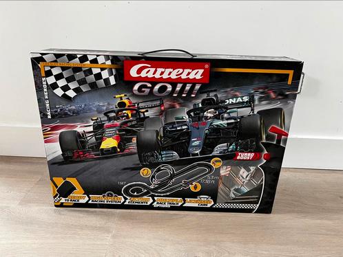 Carrera Go! racebaan - Max Verstappen / Lewis Hamilton / F1, Kinderen en Baby's, Speelgoed | Racebanen, Zo goed als nieuw, Racebaan