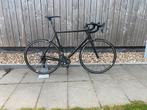 Mat zwarte Carbon racefiets, Fietsen en Brommers, Fietsen | Racefietsen, Gebruikt, Heren, 57 tot 61 cm, Meer dan 20 versnellingen
