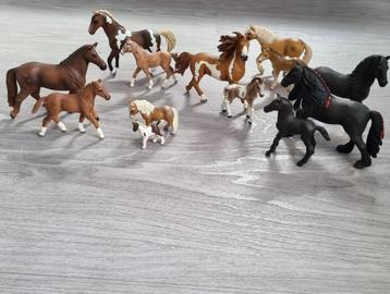 Schleich paarden met veulens