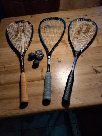 Squash rackets prince beschikbaar voor biedingen