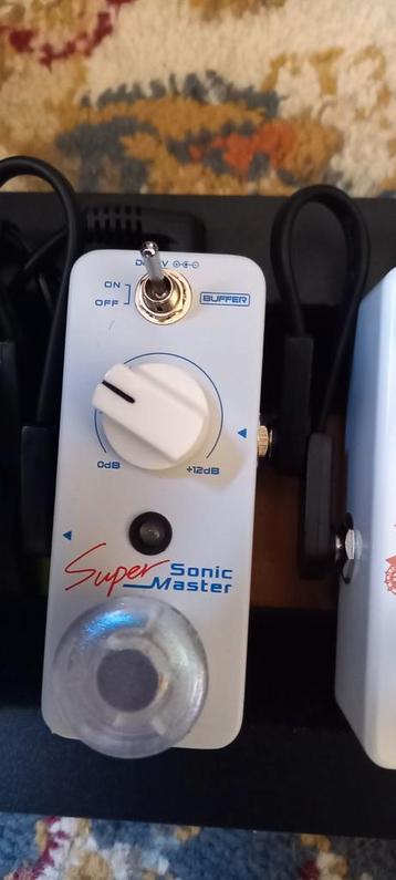 (bas) gitaar effect: sonicake super sonic master booster  beschikbaar voor biedingen