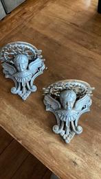 2 consoles van gietijzer en engelen, Ophalen of Verzenden