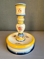 Gekleurde Delfts Blauwe kandelaar, Antiek en Kunst, Ophalen of Verzenden, Keramiek of Aardewerk