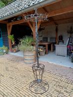 Smeedijzeren kapstok met paraplubak, Huis en Inrichting, Woonaccessoires | Kapstokken, Ophalen, Gebruikt, Metaal, Staande kapstok