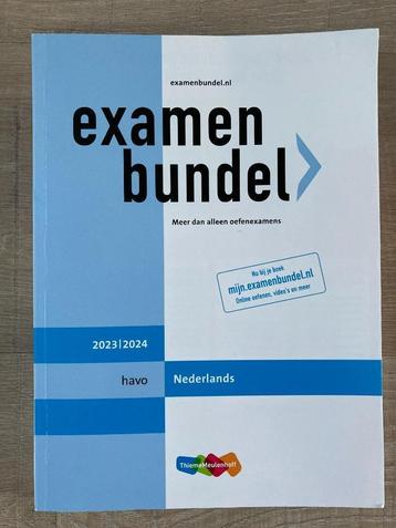 Examenbundel Nederlands havo 2023 2024