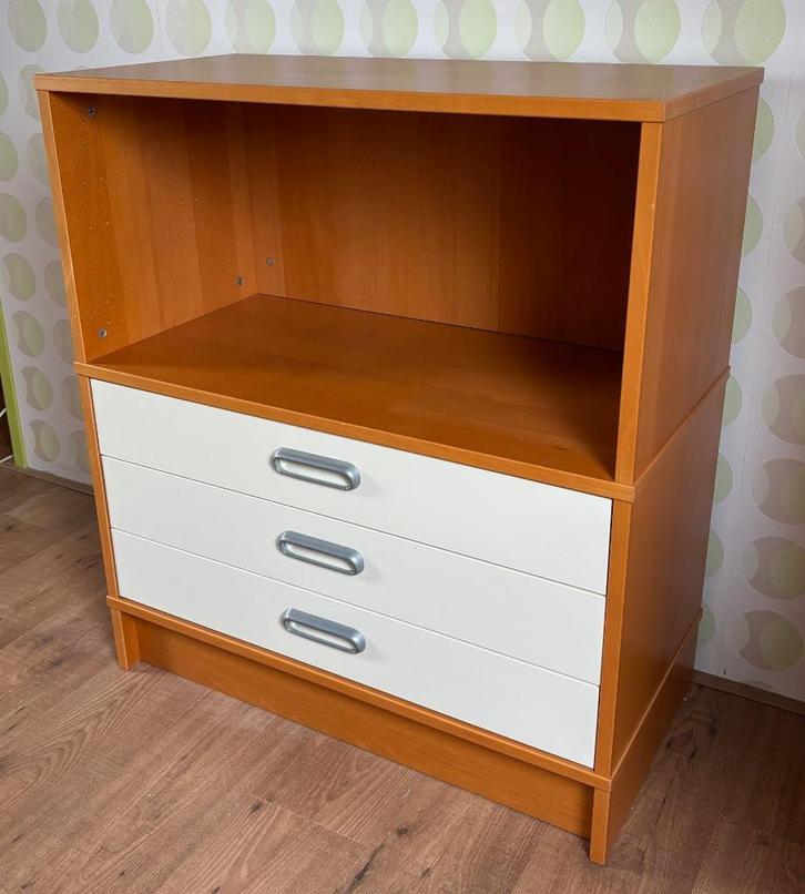 Effektiv kast op sokkel met drie lades, Huis en Inrichting, Kasten | Kledingkasten, Minder dan 100 cm, 50 tot 100 cm, 25 tot 50 cm