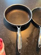 Onyx Hapjespan - Non Stick - Goede Conditie, Huis en Inrichting, Keuken | Potten en Pannen, Ophalen, Gebruikt, Inductieplaat, Rvs