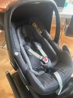 Maxi-Cosi incl. auto adapter en newborn set- nette staat!, Ophalen, Autogordel, Zijbescherming, Zo goed als nieuw