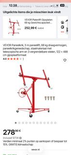 Nieuwe Platenlift voor Gipsplaten - Nooit Gebruikt!, Doe-het-zelf en Verbouw, Ophalen, Niet, Nieuw, Lift