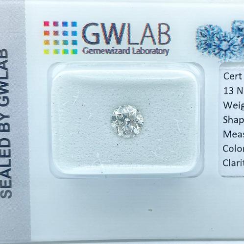 100% Natuurlijke Ronde Briljant Diamant (0,63 ct), Sieraden, Tassen en Uiterlijk, Edelstenen, Nieuw, Ophalen of Verzenden