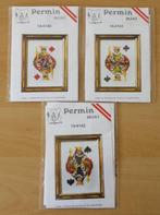 3 x Speelkaarten Pakket - Permin Mini, Hobby en Vrije tijd, Borduren en Borduurmachines, Permin mini, Nieuw, Ophalen of Verzenden