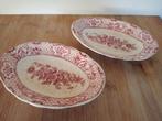 set van 2 ovale schaaltjes Mason's Stratford beboterd, Ophalen of Verzenden