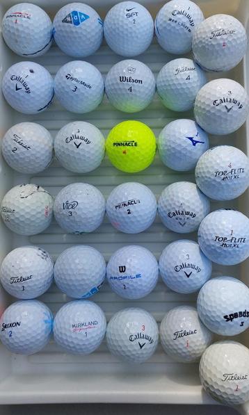 golfballen beschikbaar voor biedingen