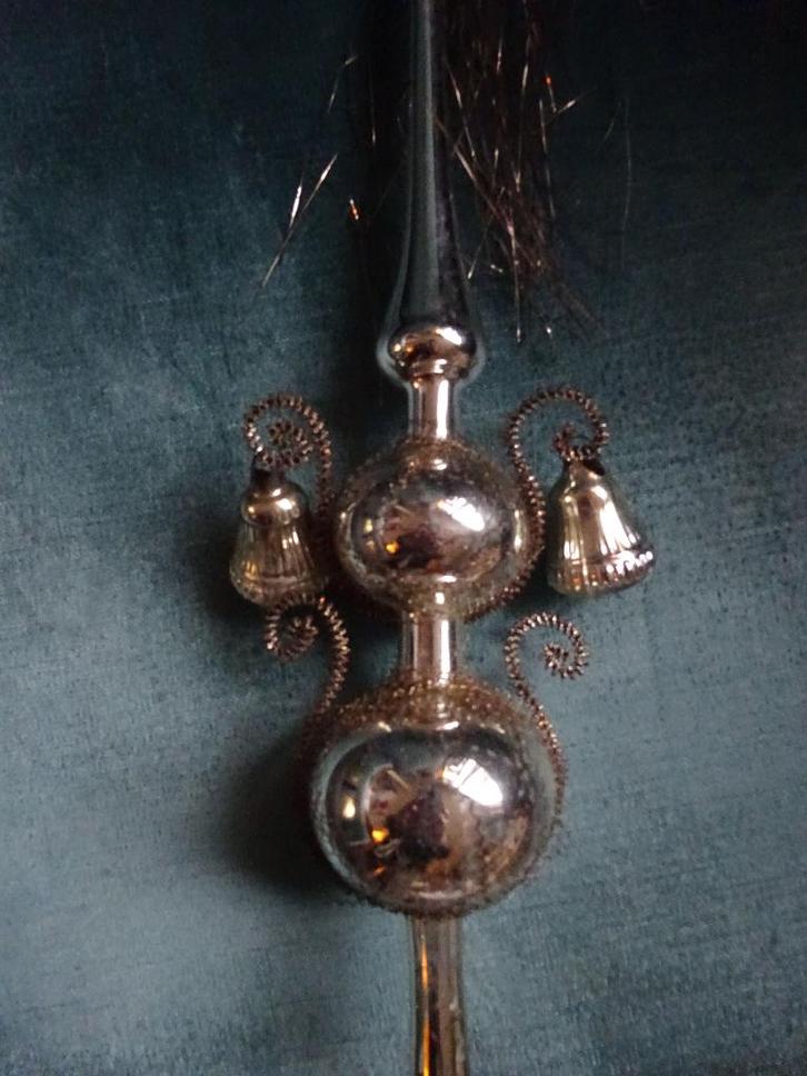 Antieke Jugendstil piek: glas en zilver, Diversen, Kerst, Gebruikt, Ophalen