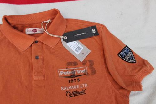 Petrol Industrries Heren polo t-shirt met print mt XL  nieuw, Kleding | Heren, T-shirts, Nieuw, Maat 56/58 (XL), Oranje, Verzenden