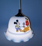 Disney hanglamp, opaal glas, Verzamelen, Disney, Mickey Mouse, Gebruikt, Ophalen of Verzenden, Servies