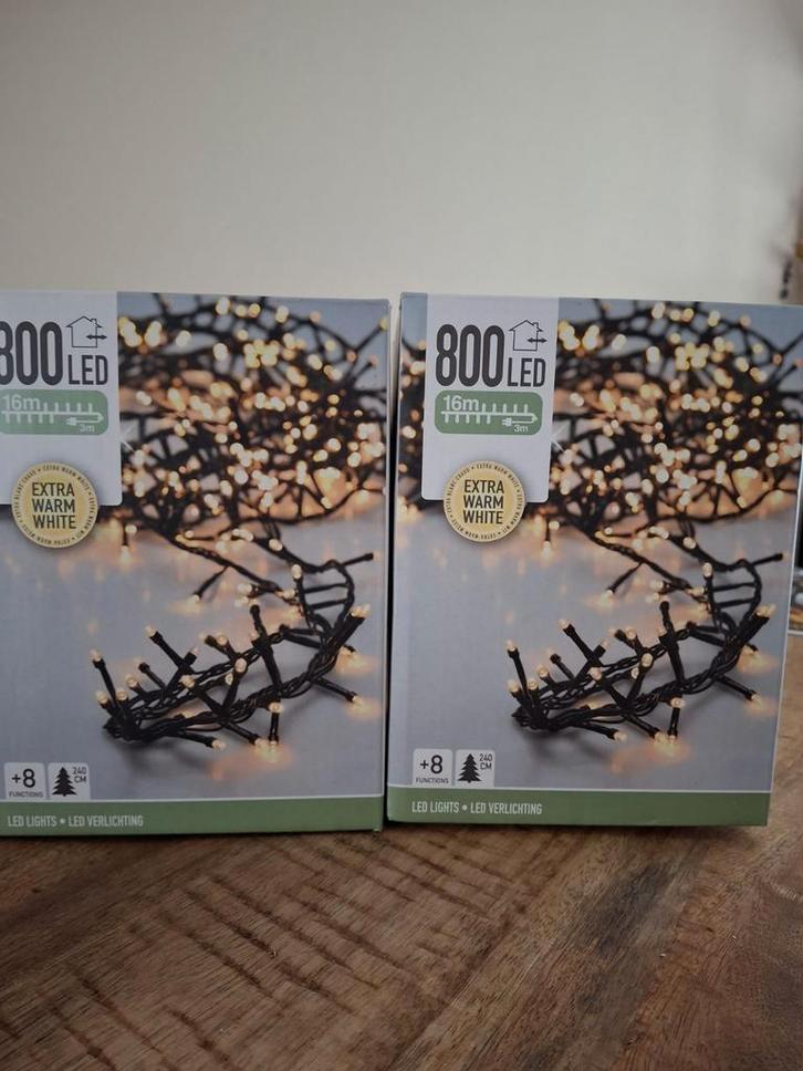 Kerstverlichting 800 LED - 2 stuks, Diversen, Kerst, Zo goed als nieuw, Ophalen of Verzenden