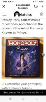 Gezocht; Monopoly Prince, Hobby en Vrije tijd, Gezelschapsspellen | Bordspellen, Vijf spelers of meer, Ophalen of Verzenden, Nieuw