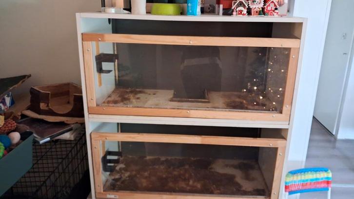 Grote cavia flat, Dieren en Toebehoren, Knaagdieren en Konijnen | Hokken en Kooien, Zo goed als nieuw, Hok, 90 cm of meer, 110 cm of meer
