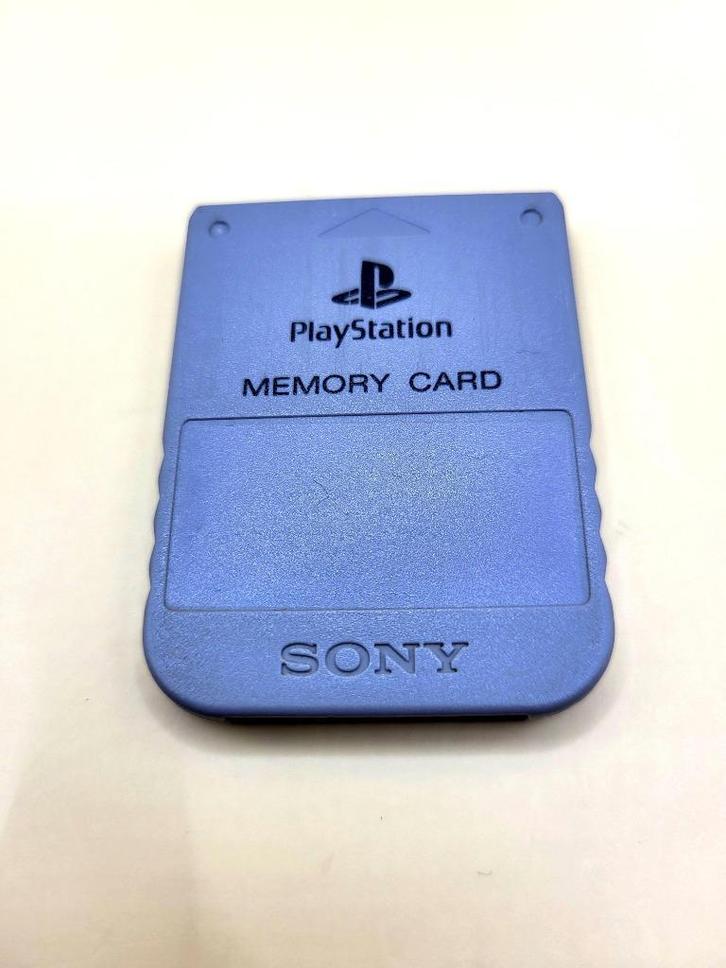PlayStation 1 Memory Card Donkergrijs 1 MB - Origineel, Spelcomputers en Games, Games | Sony PlayStation 1, Zo goed als nieuw