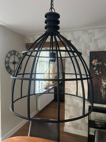 Industriële Hanglamp - Zwart Metaal 2 stuks beschikbaar voor biedingen