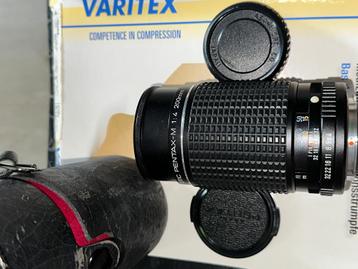 Pentax-m 200mm telelens 1:4 met pentax-k vatting/mount beschikbaar voor biedingen