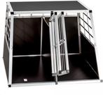 Autobench Aluminium Dubbeldeurs Auto Hondenbench 104x91x69H, Ophalen of Verzenden, Nieuw