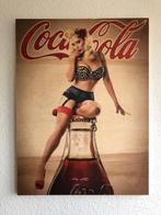 Drie verschillende houten Coca Cola borden, reclamebord, Verzamelen, Merken en Reclamevoorwerpen, Reclamebord, Zo goed als nieuw