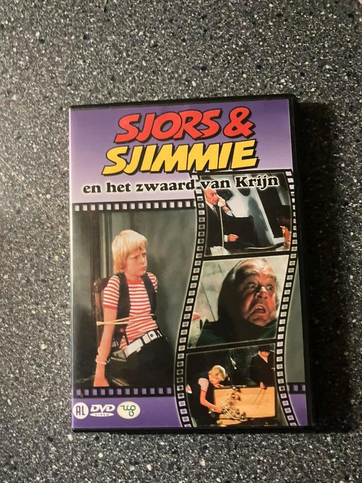 Sjors en Sjimmie en het Zwaard van Krijn (1977), Cd's en Dvd's, Dvd's | Kinderen en Jeugd, Zo goed als nieuw, Film, Avontuur, Alle leeftijden