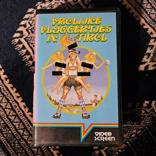 VHS - Vrolijke vluggertje in Tirol (18+) 1979, Cd's en Dvd's, VHS | Film, Zo goed als nieuw, Ophalen of Verzenden