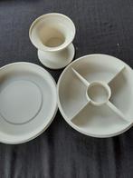 Serveerschaal  met deksel en voet, Ophalen of Verzenden, Zo goed als nieuw, Schaal