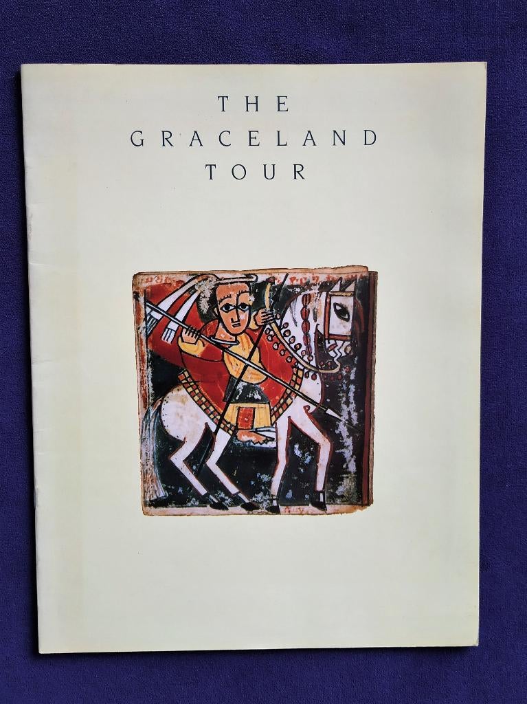 Programma Boekje Paul Simon Graceland Tour '87, Gelezen, Artiest, Ophalen of Verzenden, Zie beschrijving