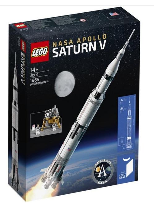 LEGO Ideas NASA Apollo Saturn V - 21309, Kinderen en Baby's, Speelgoed | Duplo en Lego, Zo goed als nieuw, Lego, Complete set