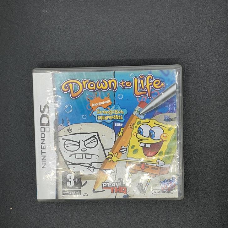Drawn to Life: Spongebob Squarepants - Nintendo DS, Spelcomputers en Games, Games | Nintendo DS, Gebruikt, Avontuur en Actie, 1 speler