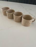 Cappuccino mokken Yin Yang Beige  4, Huis en Inrichting, Keuken | Servies, Keramiek, Nieuw, Ophalen of Verzenden, Overige stijlen