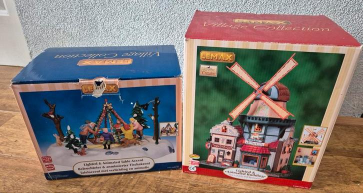 Lemax Village Collection - Set van 2, Verzamelen, Speelgoed, Gebruikt, Ophalen of Verzenden
