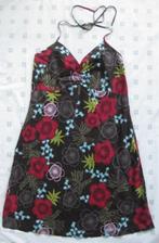 Yessica zomerjurk, jurk, bruin roze turquoise bloem, 42-44, Bruin, Yessica, Maat 42/44 (L), Ophalen of Verzenden