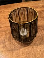 Kaarsen kandelaar voor waxinelichtje van metaaldraad, Huis en Inrichting, Woonaccessoires | Kandelaars en Kaarsen, Zwart, Ophalen of Verzenden