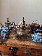 7 theepotten van zilveren ? Marrokaans tot  villeroy & boch, Antiek en Kunst, Antiek | Servies los, Ophalen of Verzenden