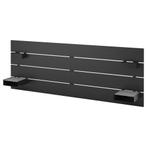 Nordli hoofdeinde IKEA, Ophalen, Zwart, Tweepersoons, Zo goed als nieuw