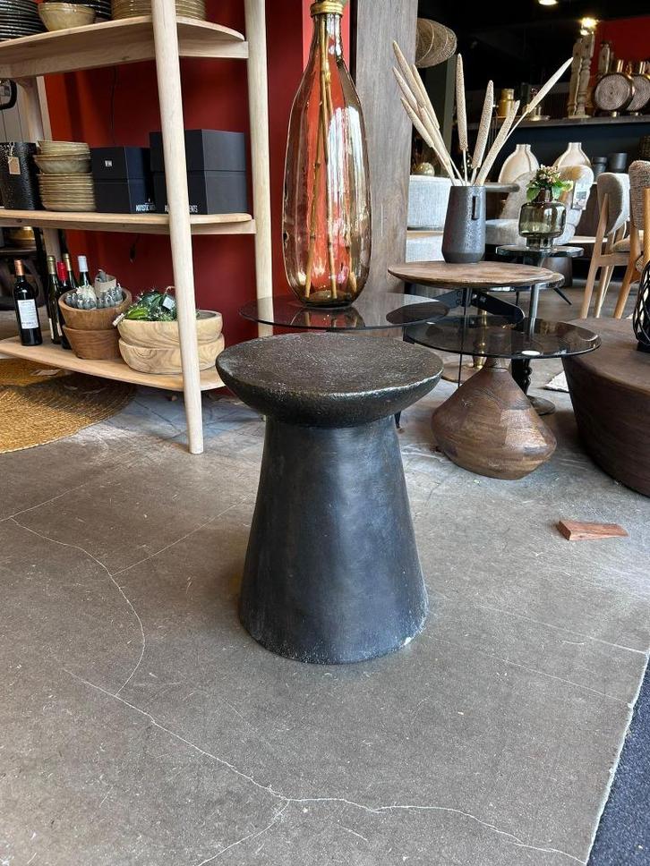 Bijzettafel zwart/grijs !showroom uitverkoop!, Huis en Inrichting, Barren, Nieuw, Ophalen
