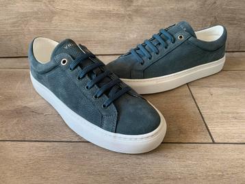 Nieuwe gave blauwe nubuck leren sneakers van Lier (Maat 39) beschikbaar voor biedingen