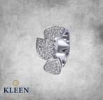 18K Witgouden Cocktail Ring met 2.50 Carat Diamant, Sieraden, Tassen en Uiterlijk, Ringen, Wit, Ophalen of Verzenden, Zo goed als nieuw