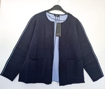 Nieuw SuperLeuk Navy/Light Blue YESTA Vest/Jasje Mt 4-54/56 beschikbaar voor biedingen