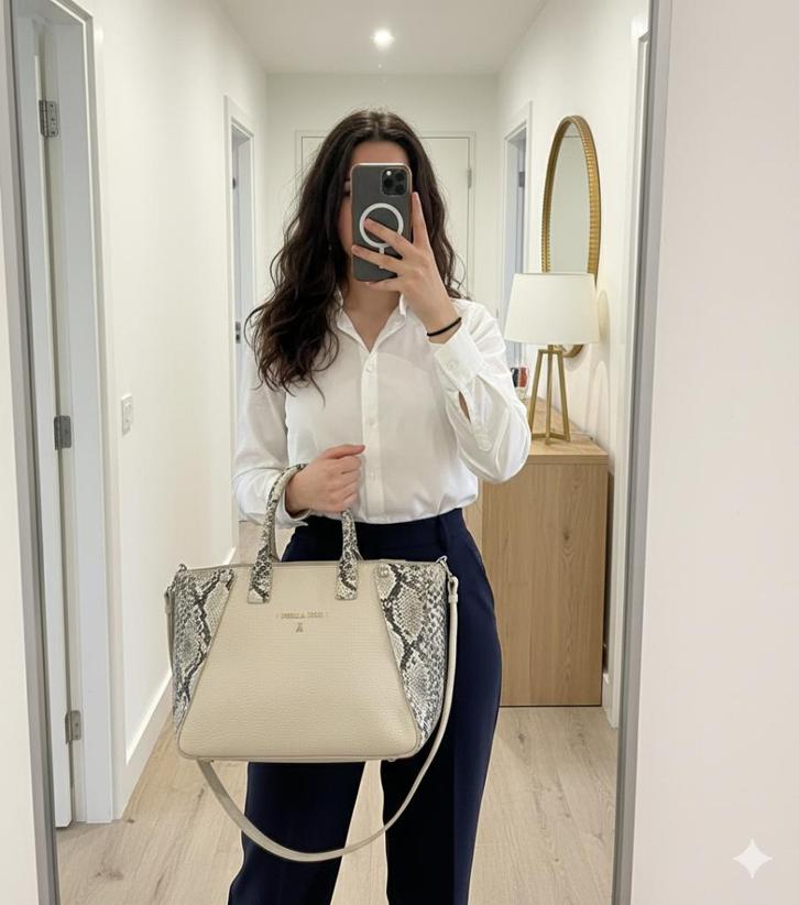 Patrizia Pepe Tote Tas / Handtas met Slangenprint, Sieraden, Tassen en Uiterlijk, Tassen | Damestassen, Handtas, Verzenden