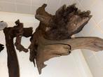 Diverse stukken aquarium hout (mangrove wortel), Dieren en Toebehoren, Vissen | Aquaria en Toebehoren, Ophalen, Gebruikt, Plant(en), Steen of Hout