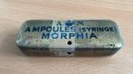 WO2 RAF blikje “Ampoules (SYRINGE) Morphia”, Verzenden, Luchtmacht, Engeland, Overige typen