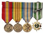 amerikaanse vietnam mini medaille bar, Verzamelen, Ophalen of Verzenden, Landmacht, Duitsland, Lintje, Medaille of Wings
