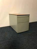 1 x Aspa ladeblok, aluminium, donker beuken topblad