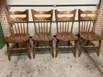 stoelen, Ophalen, Gebruikt, Bruin, Vier